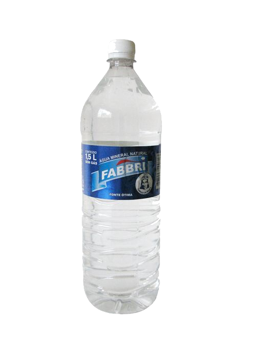Água mineral natural Fabbri, garrafa de 1,5 litro