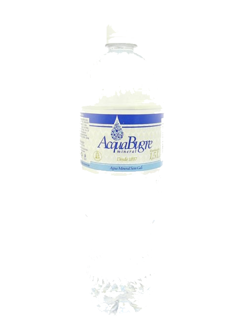 Água mineral Acqua Bugre, garrafa de 1,5 litro