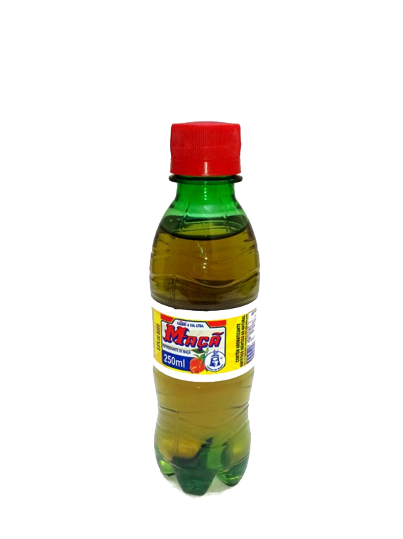 Refrigerante de maçã Fabbri em garrafa PET de 250 ml